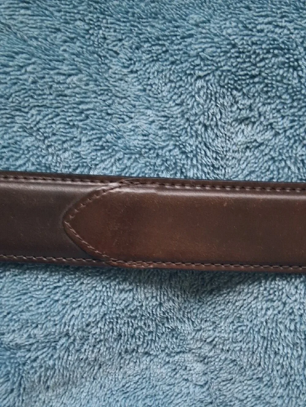 Men's New Crockett & Jones Brown Cordovan Leather Dress Belt with Silver Buckle